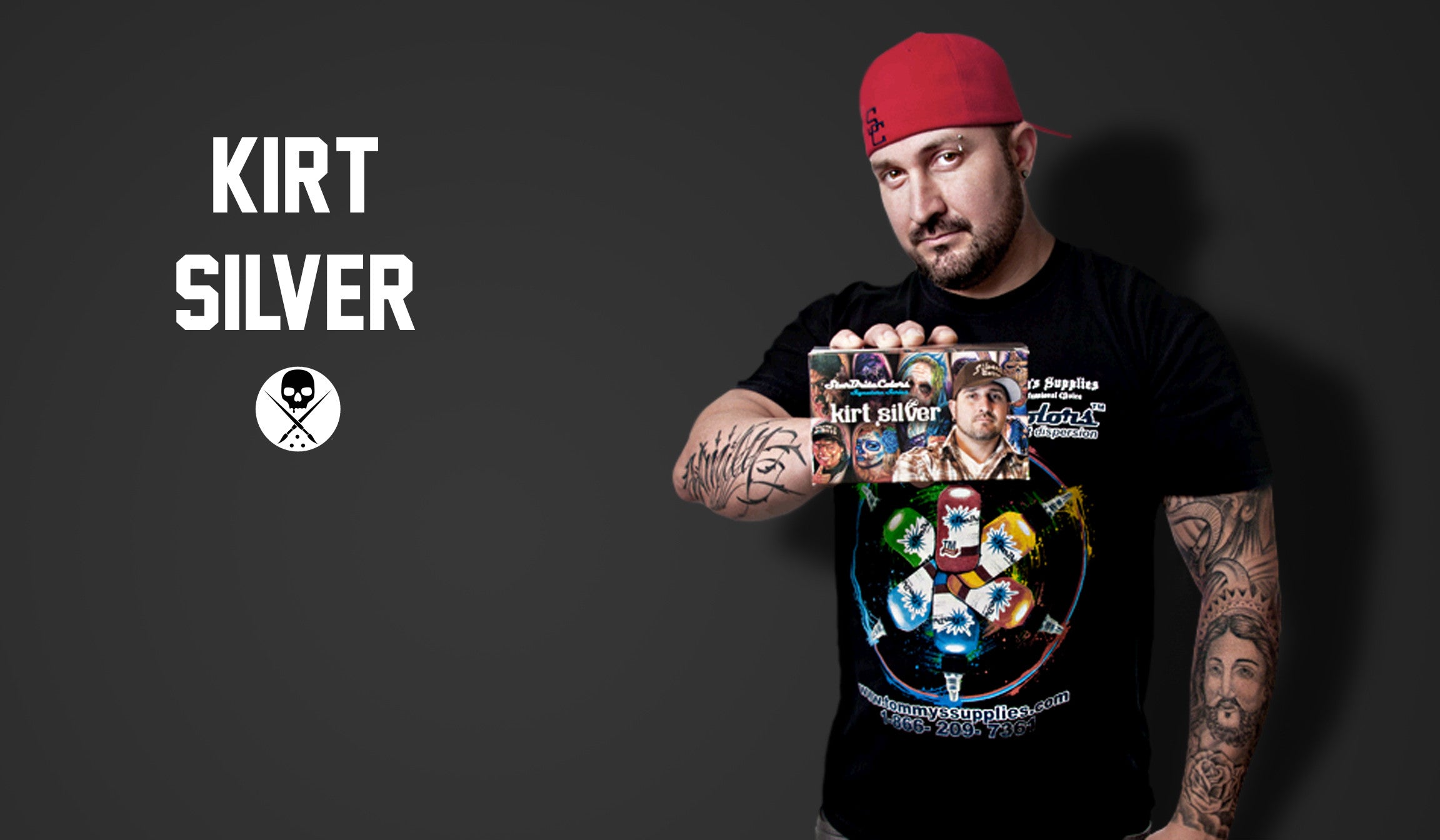 KIRT SILVER - TATTOO ARTIST SHIRT SERIES