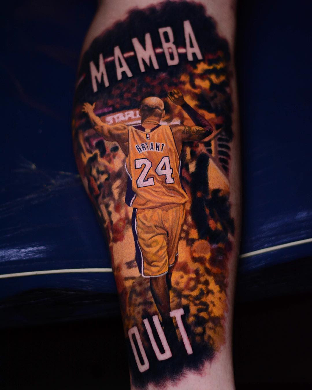 Gallery of photo realistic Kobe Bryant tattoos by Steve Butcher