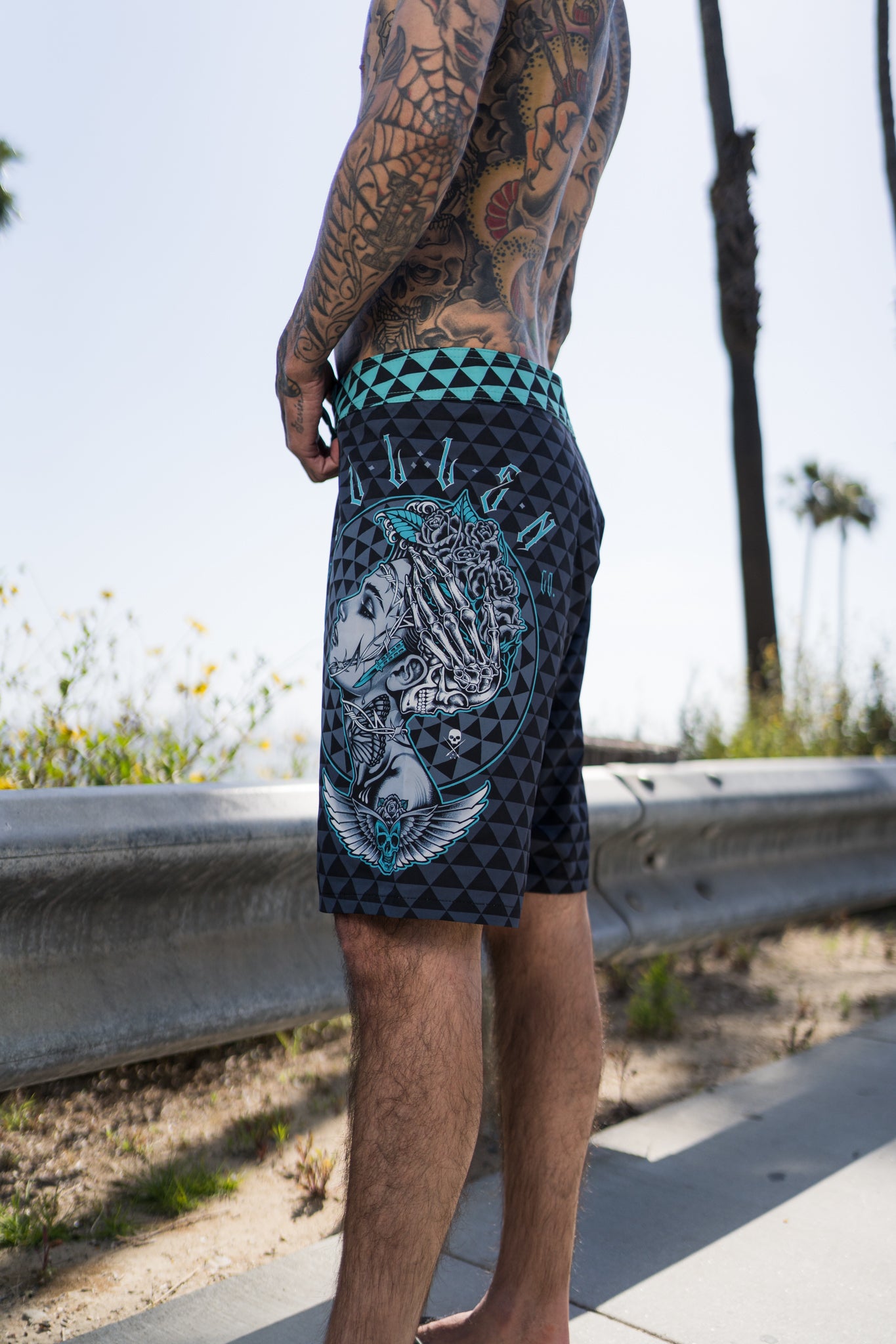 Tattoo Art Boardshorts & Swim Trunks for Men | Sullen Clothing