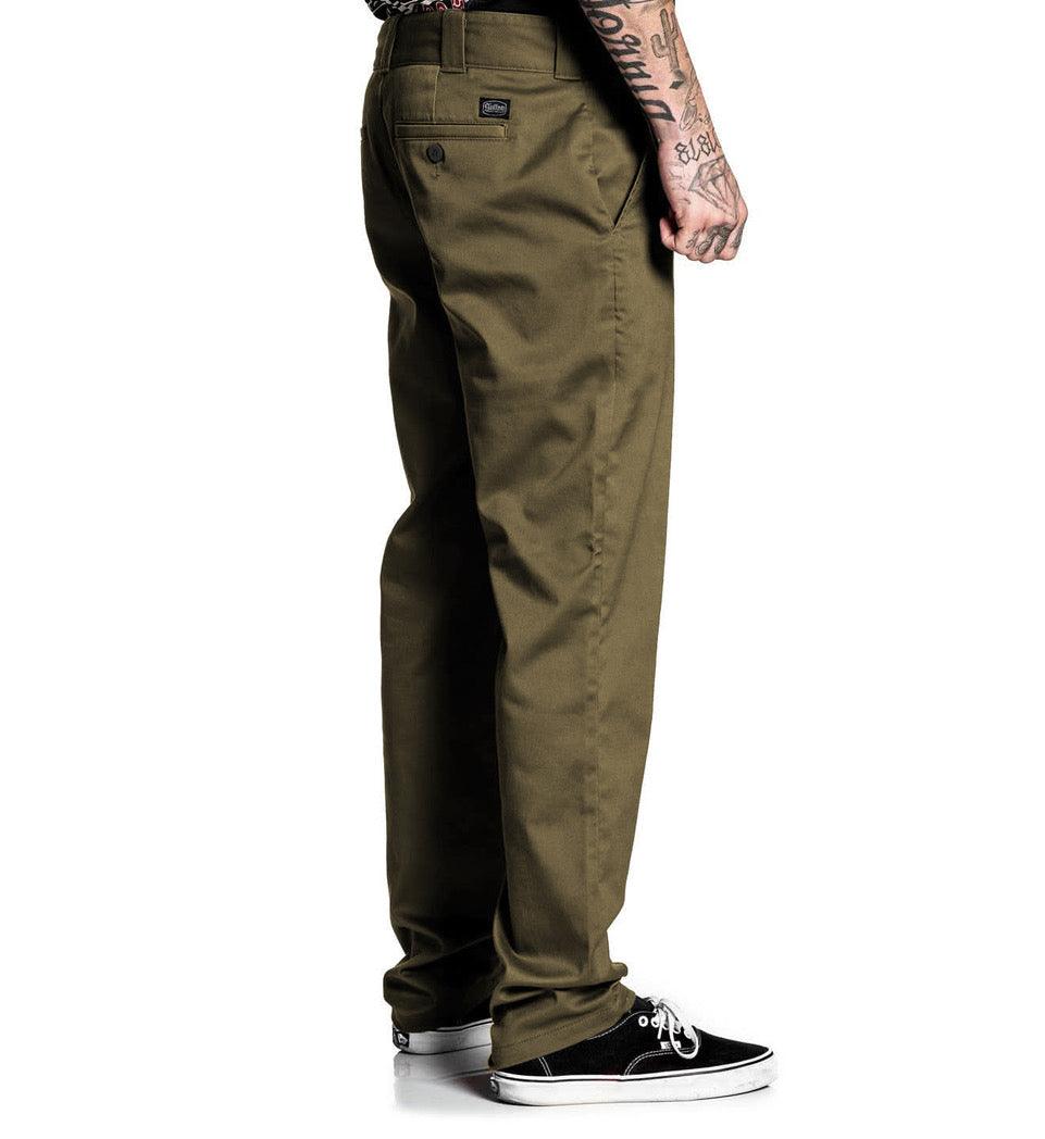 925_Chino_Stretch_Pant_OLIVE_-_-1107 - Sullen