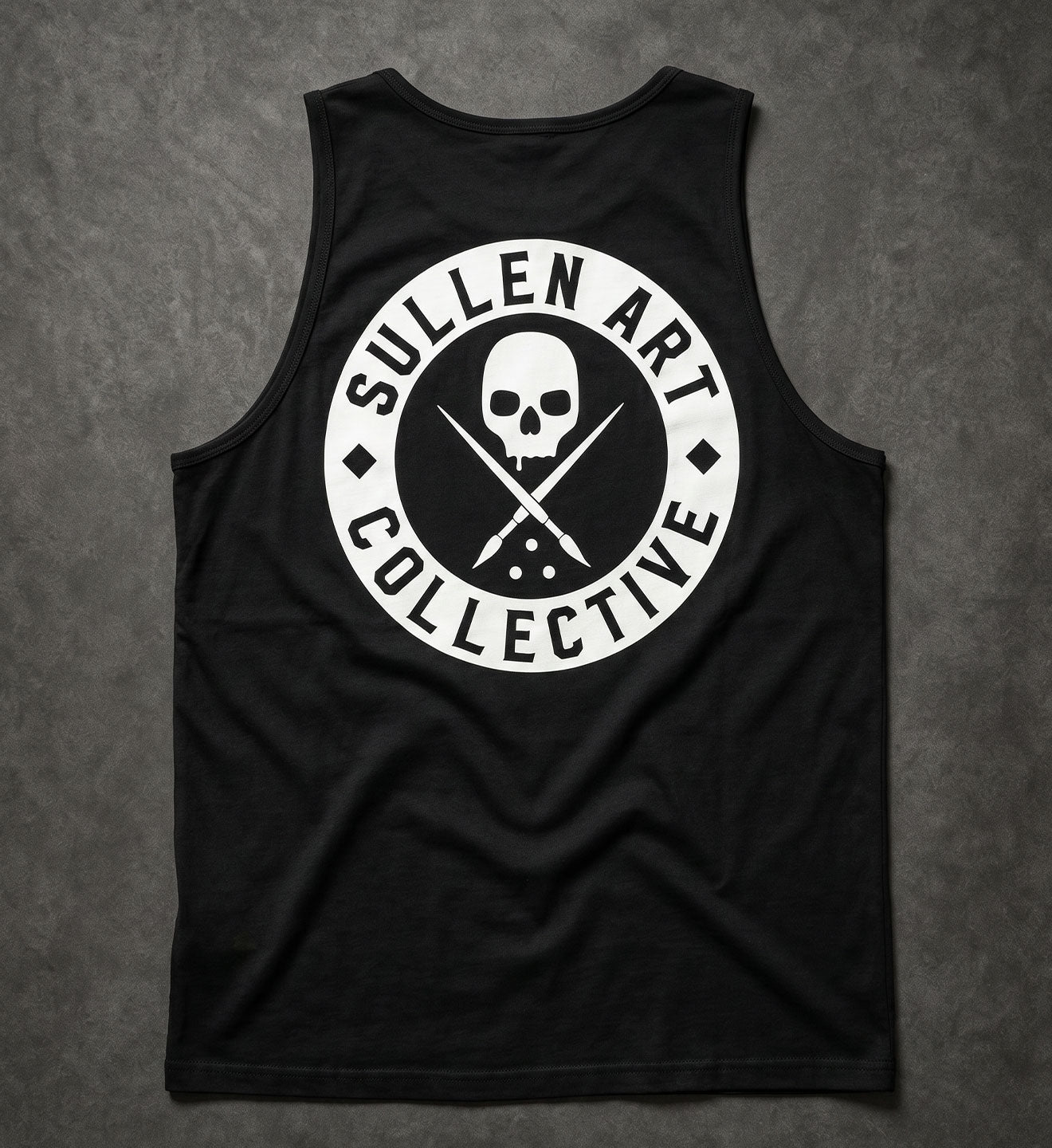 Camiseta sin mangas de verano negra