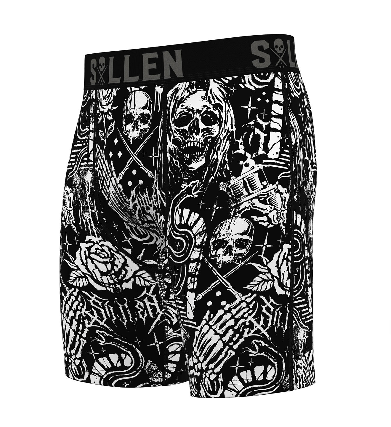 Black and white graphic design on a product with brand name 'KILLER' visible.
