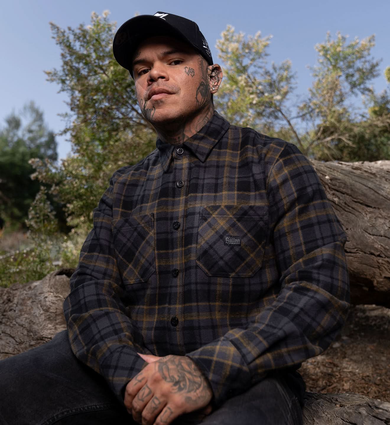 Sullen Heavy 8.5 oz 100% Cotton Men's Flannel Shirt - Blue Blood, Black / XL Sullen Heavy 8.5 oz 100% Cotton Men's Flannel Shirt - Blue Blood, Black / XL