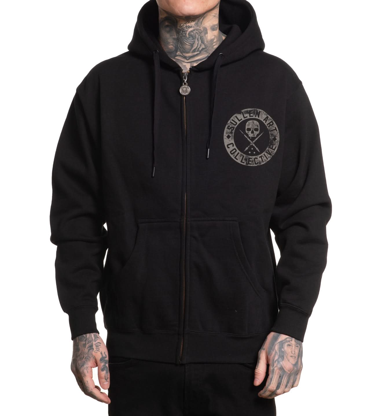 Sudadera con capucha y cremallera Insignia de Honor