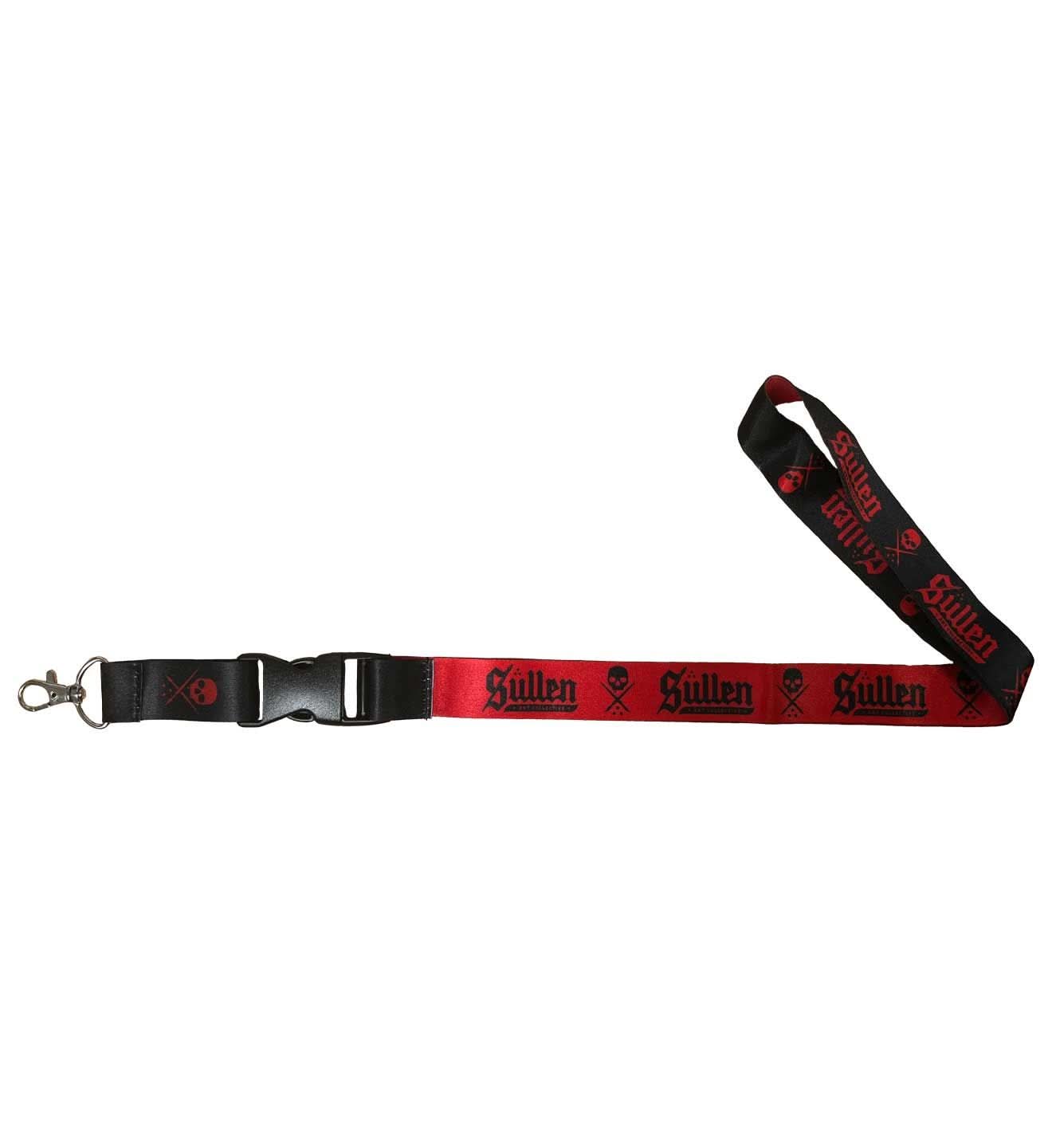 Lincoln Lanyard - Black/Red -