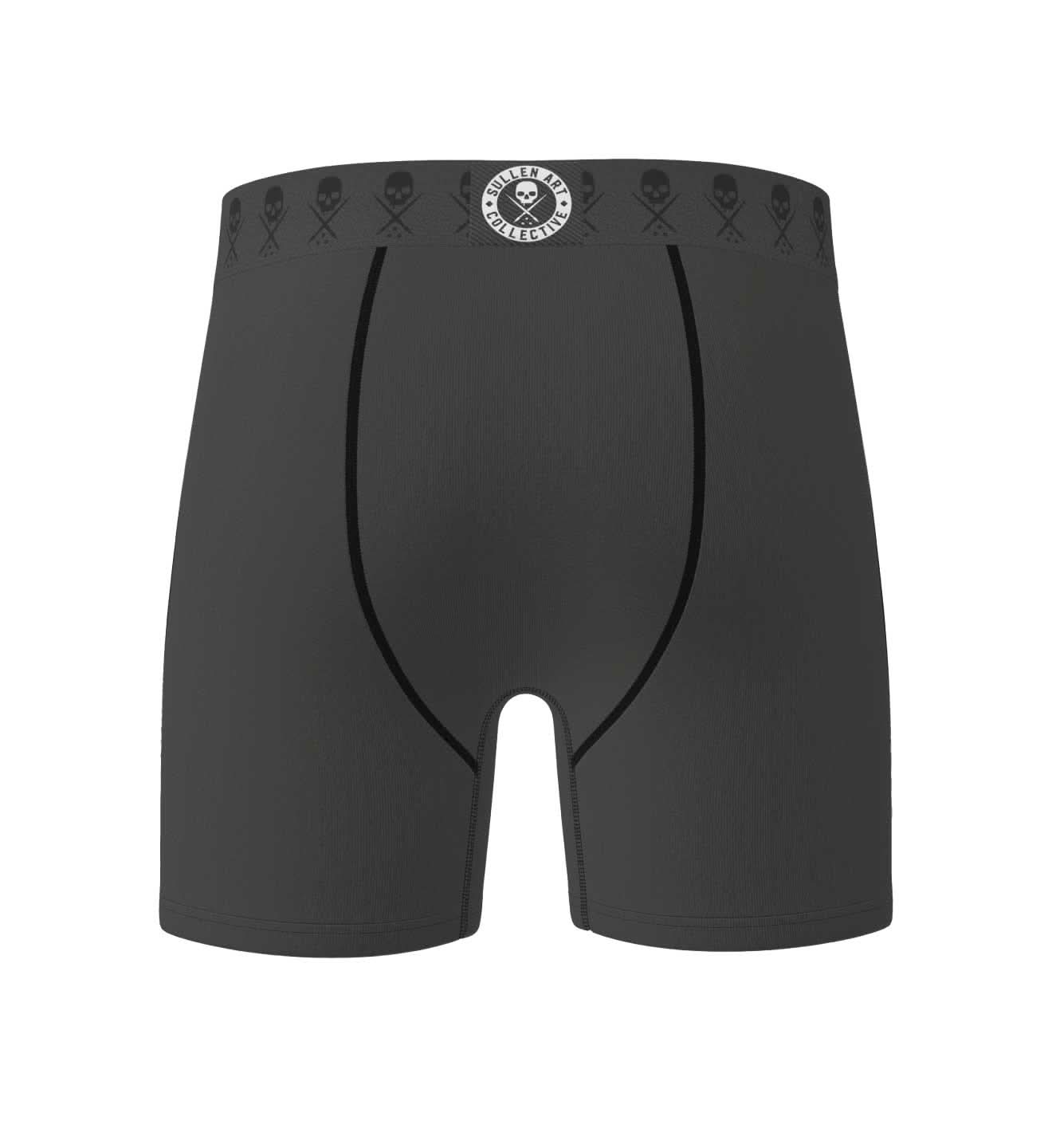 Solid Luxe Boxers - Dark Heather Grey