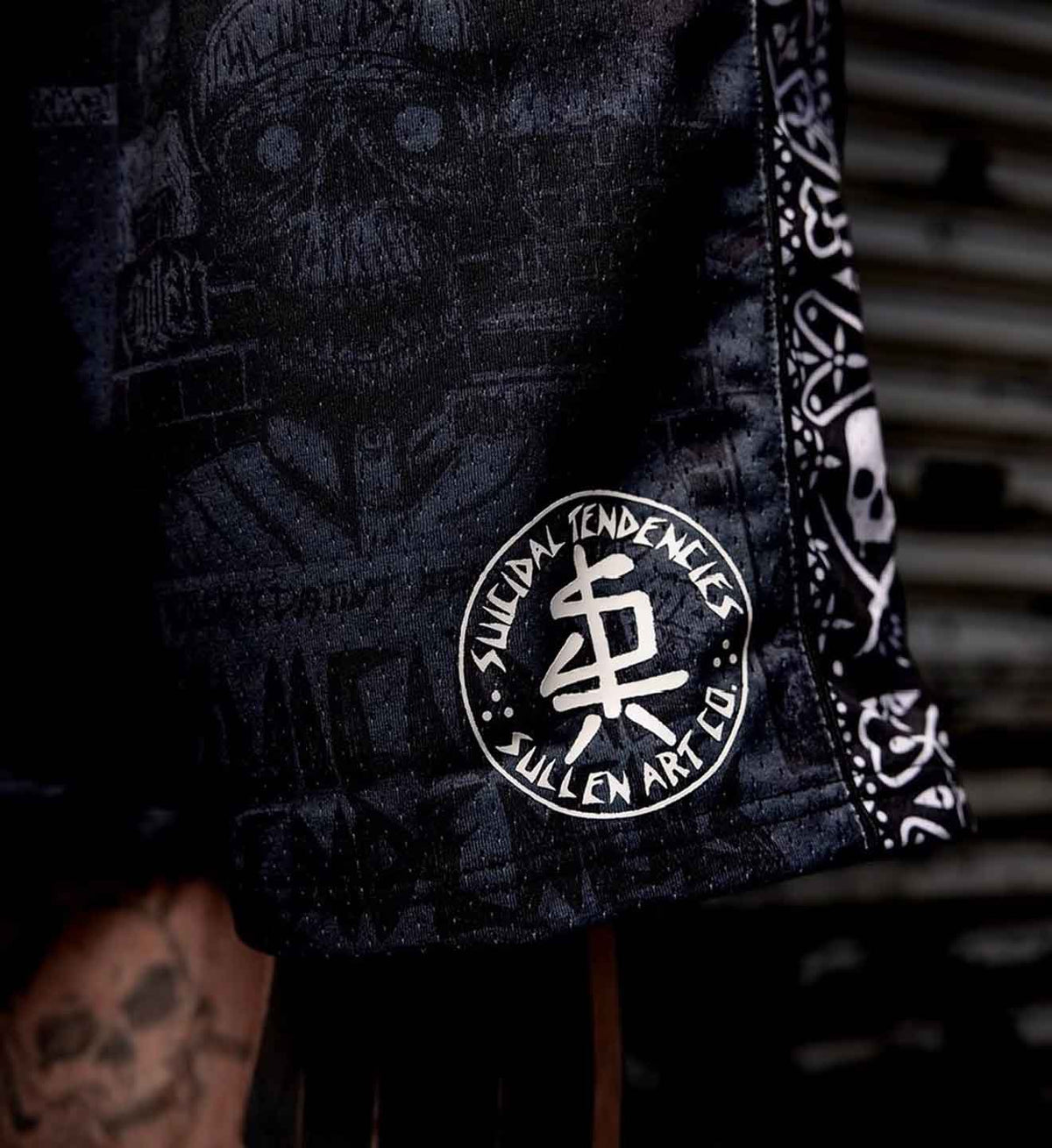 Sullen X ST Posted Shorts Grey