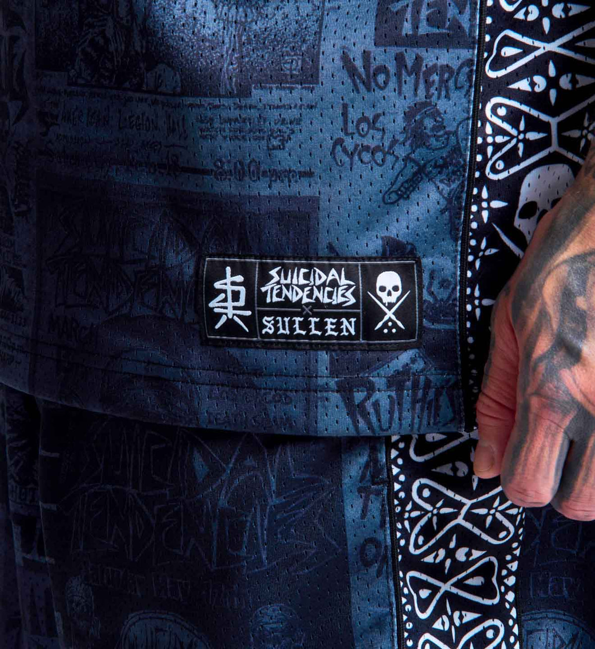 Sullen X ST Posted Jersey Blue