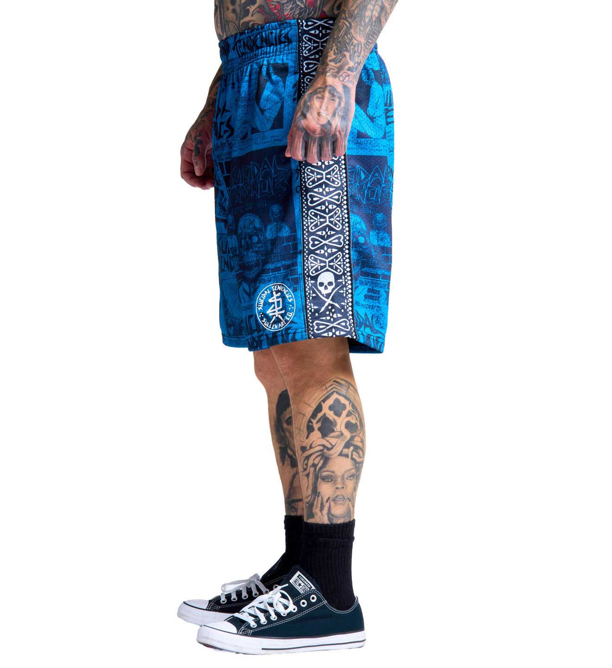 Sullen X ST Posted Shorts Grey