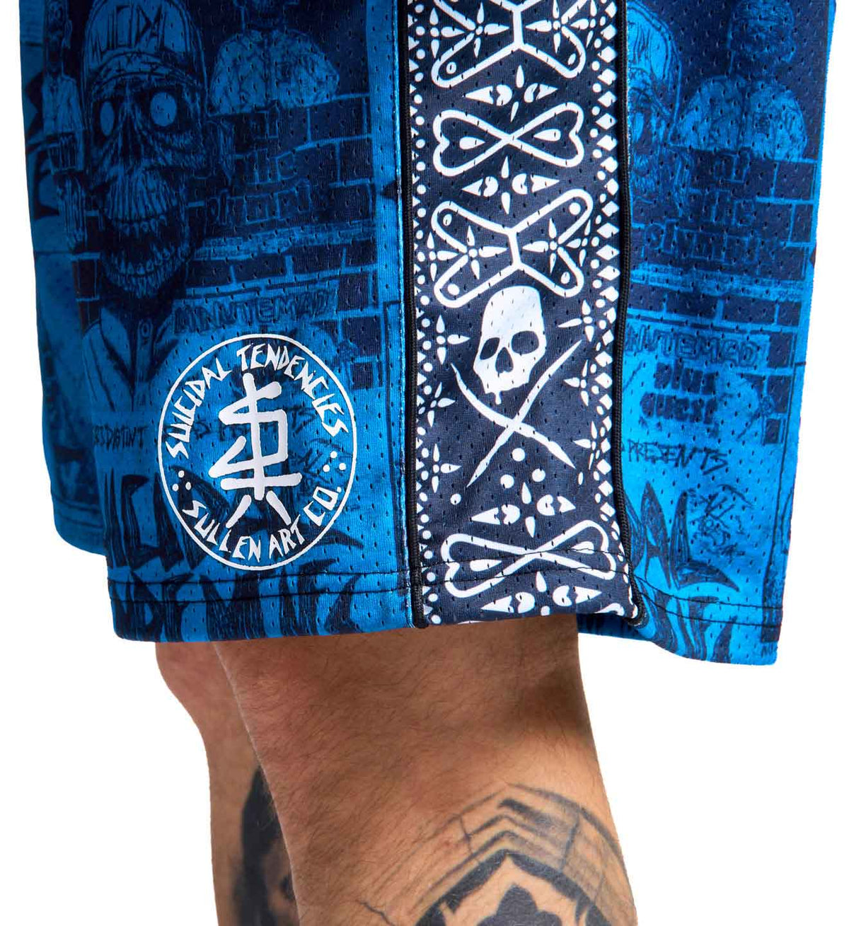 Sullen X ST Posted Shorts Grey