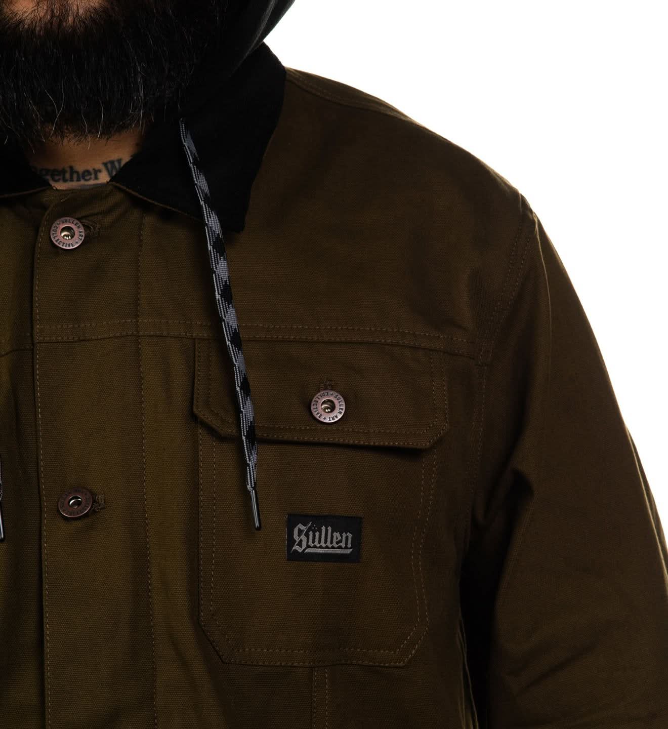 Survivalist Duck Canvas Jacket - Army Green -