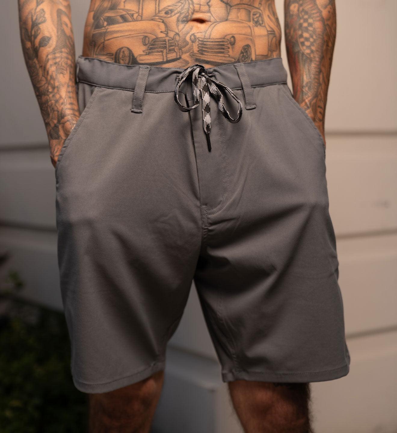 hybrid-walkshorts-grey_d2bd0d02-4cb9-482e-a17a-92bc869cef38 - Sullen