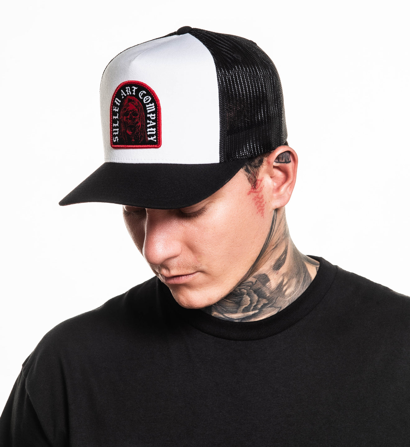snapback hat with creeper sullen patch