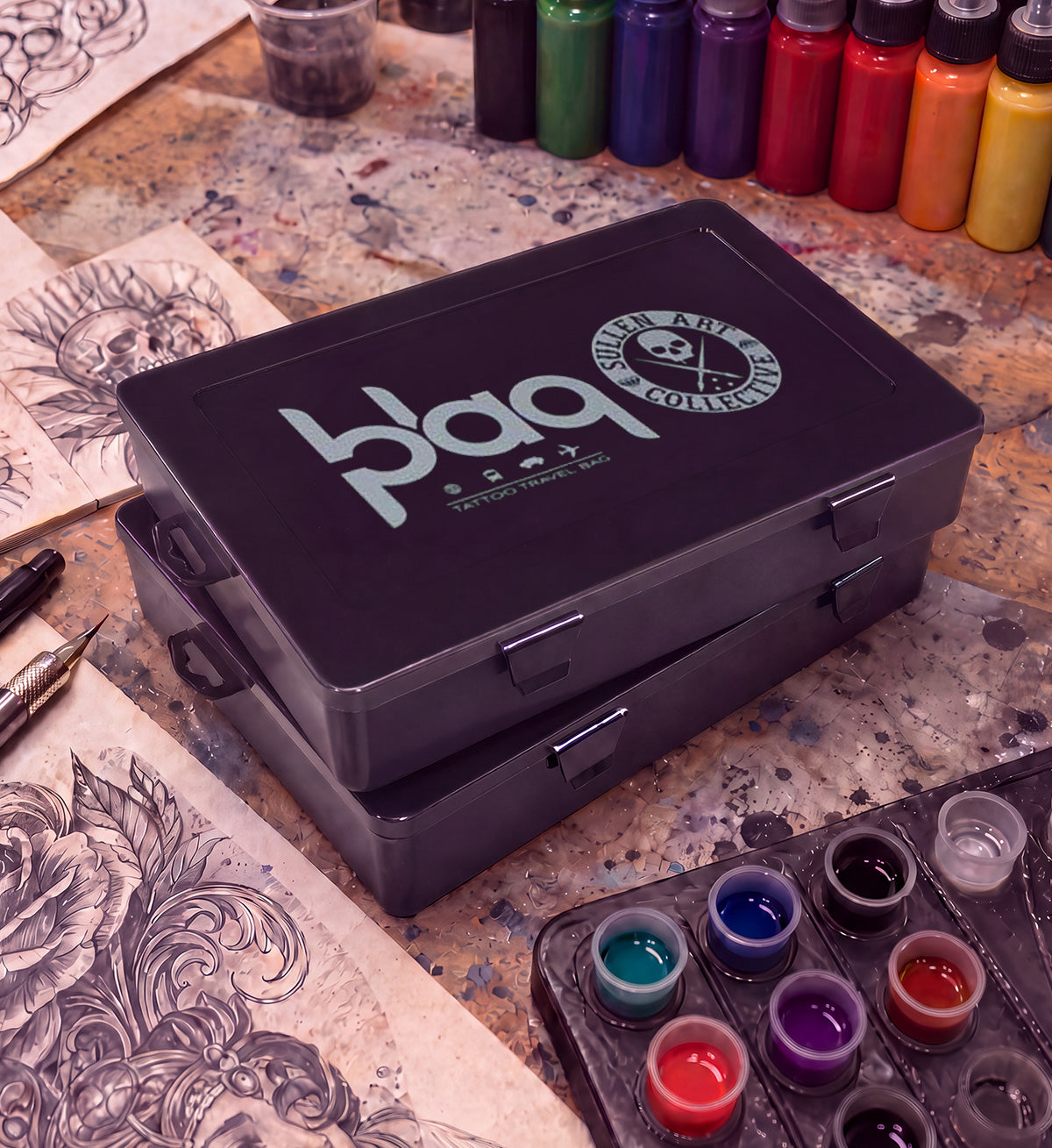 Blaq Paq 2 Slotted Case Combo