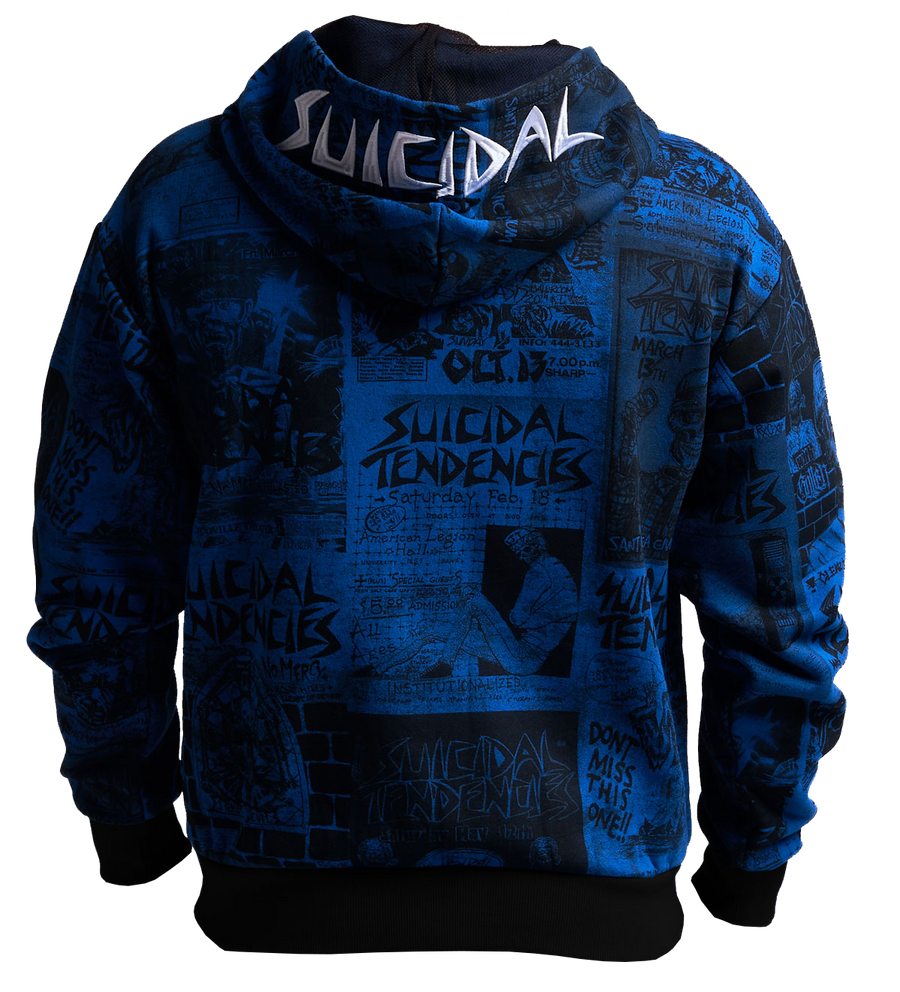 Sullen X ST Posted Zip Up Blue