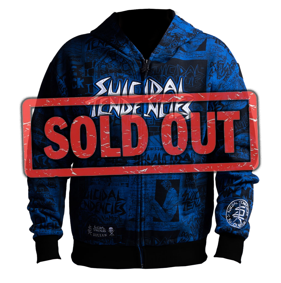 Sullen X ST Posted Zip Up Blue