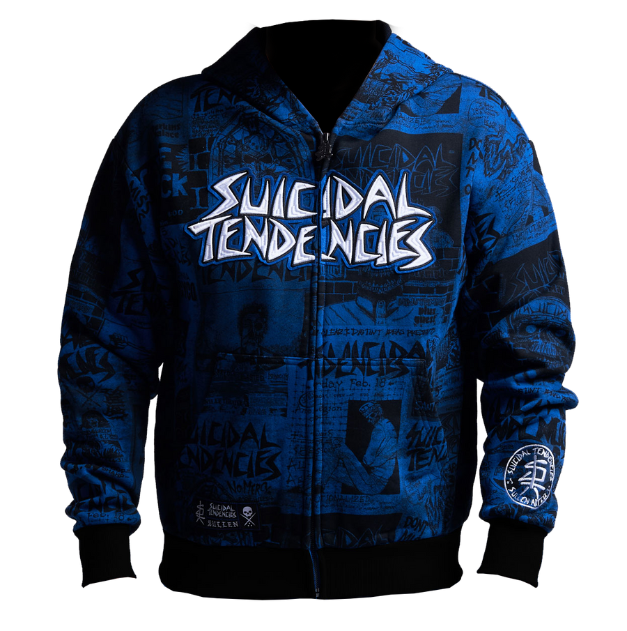 Sullen X ST Posted Zip Up Blue
