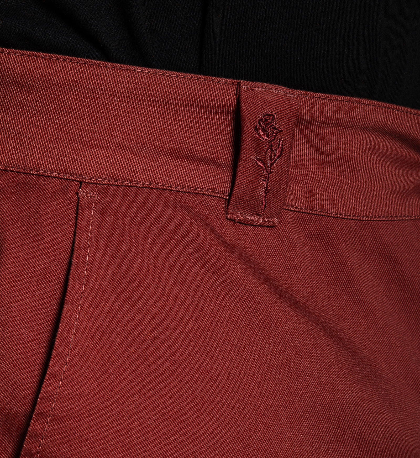 925 Relaxed fit Chino Stretch Pant Cherry Mahogany -                                     