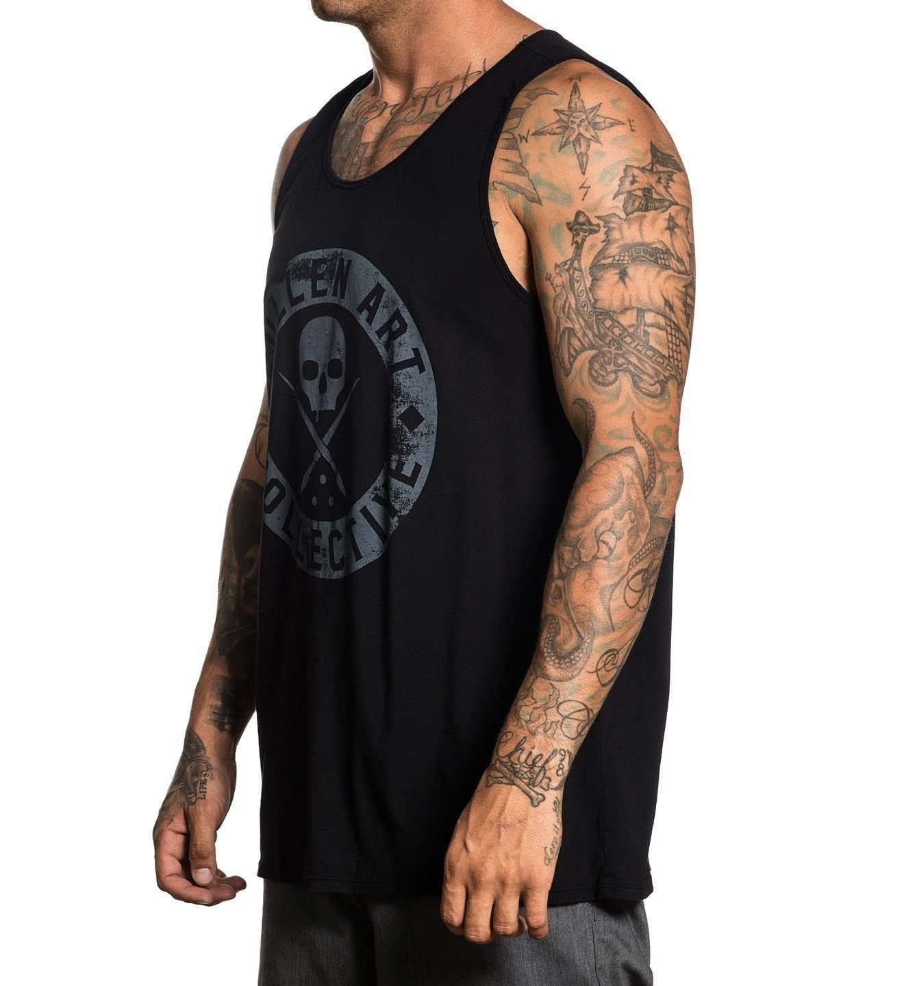 Badge Of Honor Tank Black -                                     
