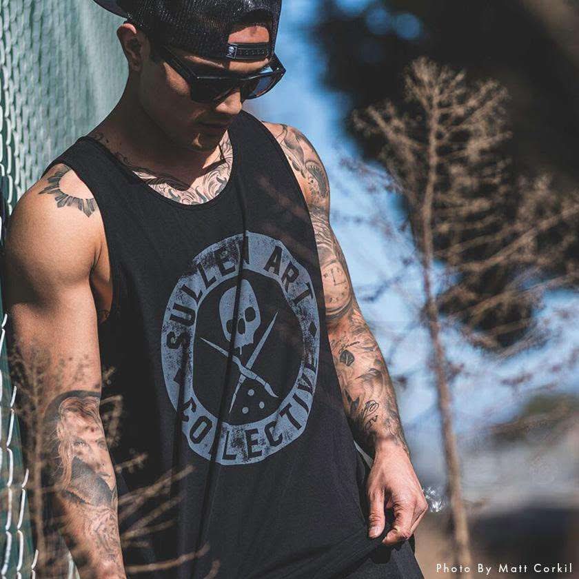 Badge Of Honor Tank Black -                                     