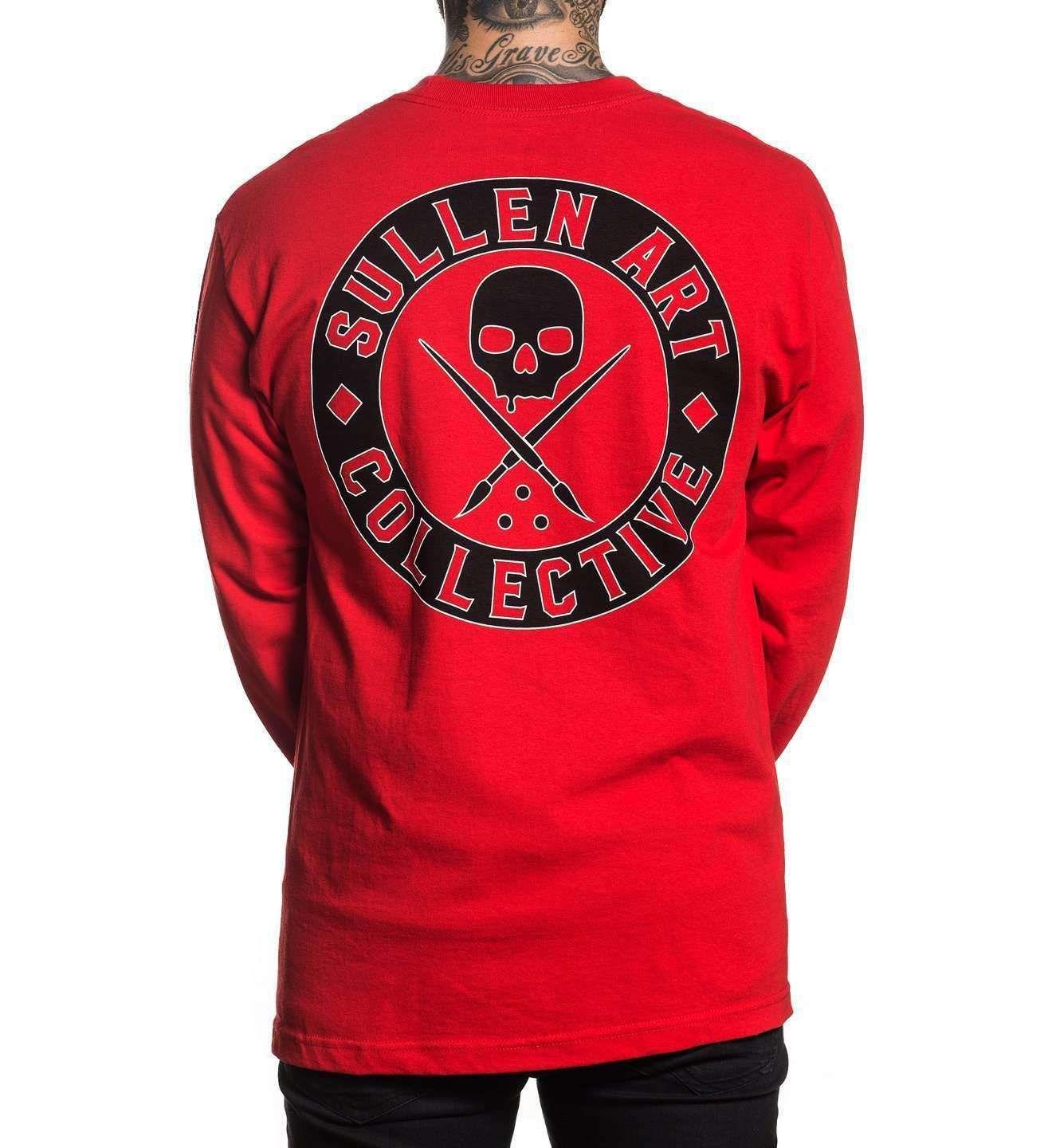Badge of Honor Long Sleeve Red -                                     
