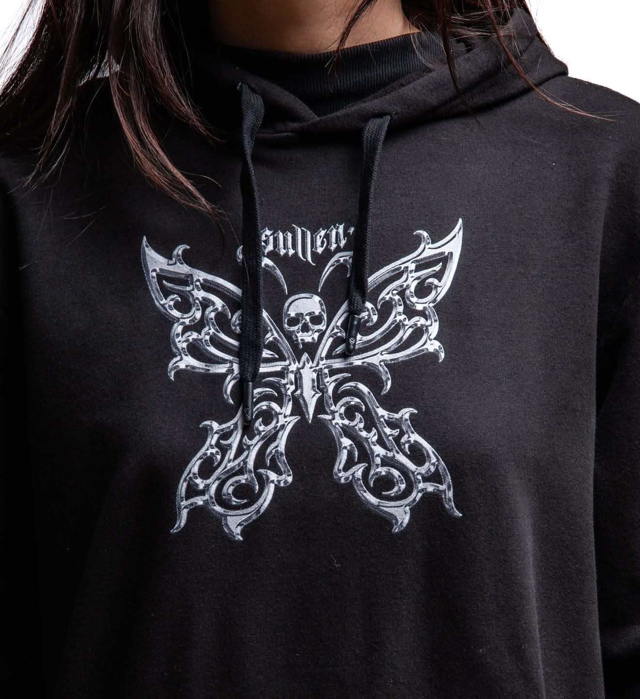 Lサイズ GDC BUTTERFLY HOODY BLACK （2） Chrome Butterfly Hoodie