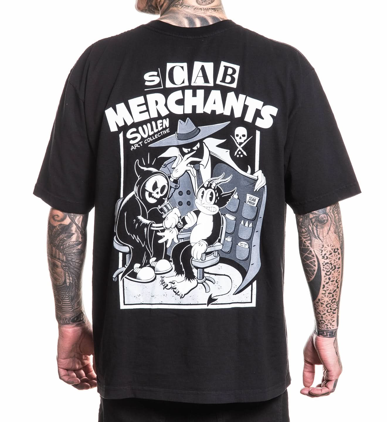 SS03 SCAB ワッペンステッチワークミリタリーシャツ 【公式通販】