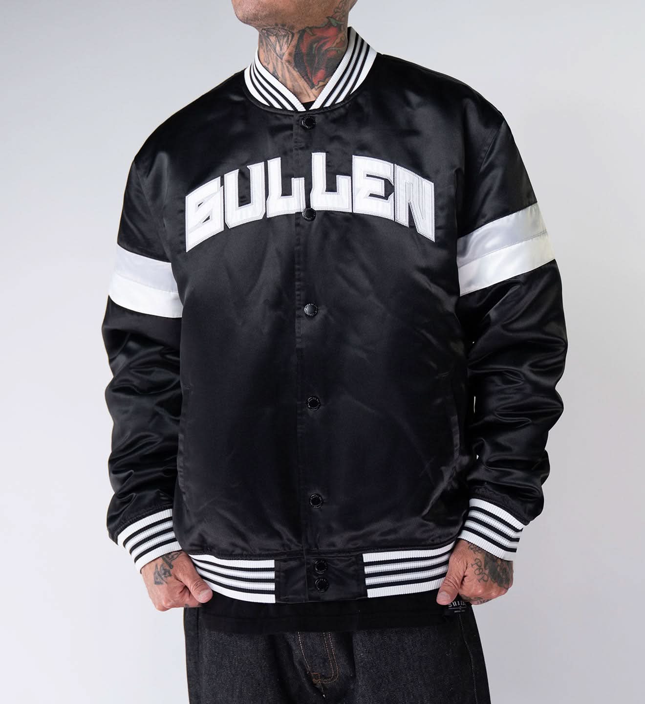 【sullen】90s Short Double Tailored Jacket Sullen Nation Jacket - Reversible
