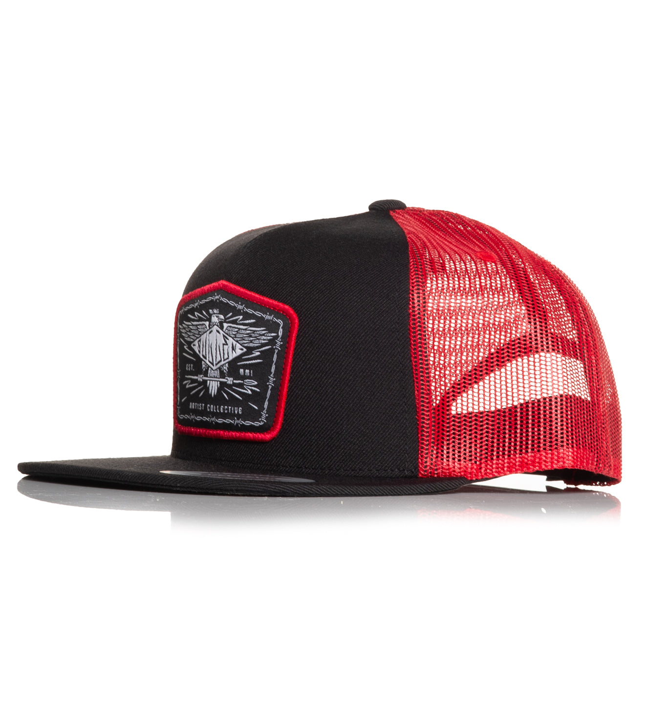 Eagle Crest Snapback - Black/Red