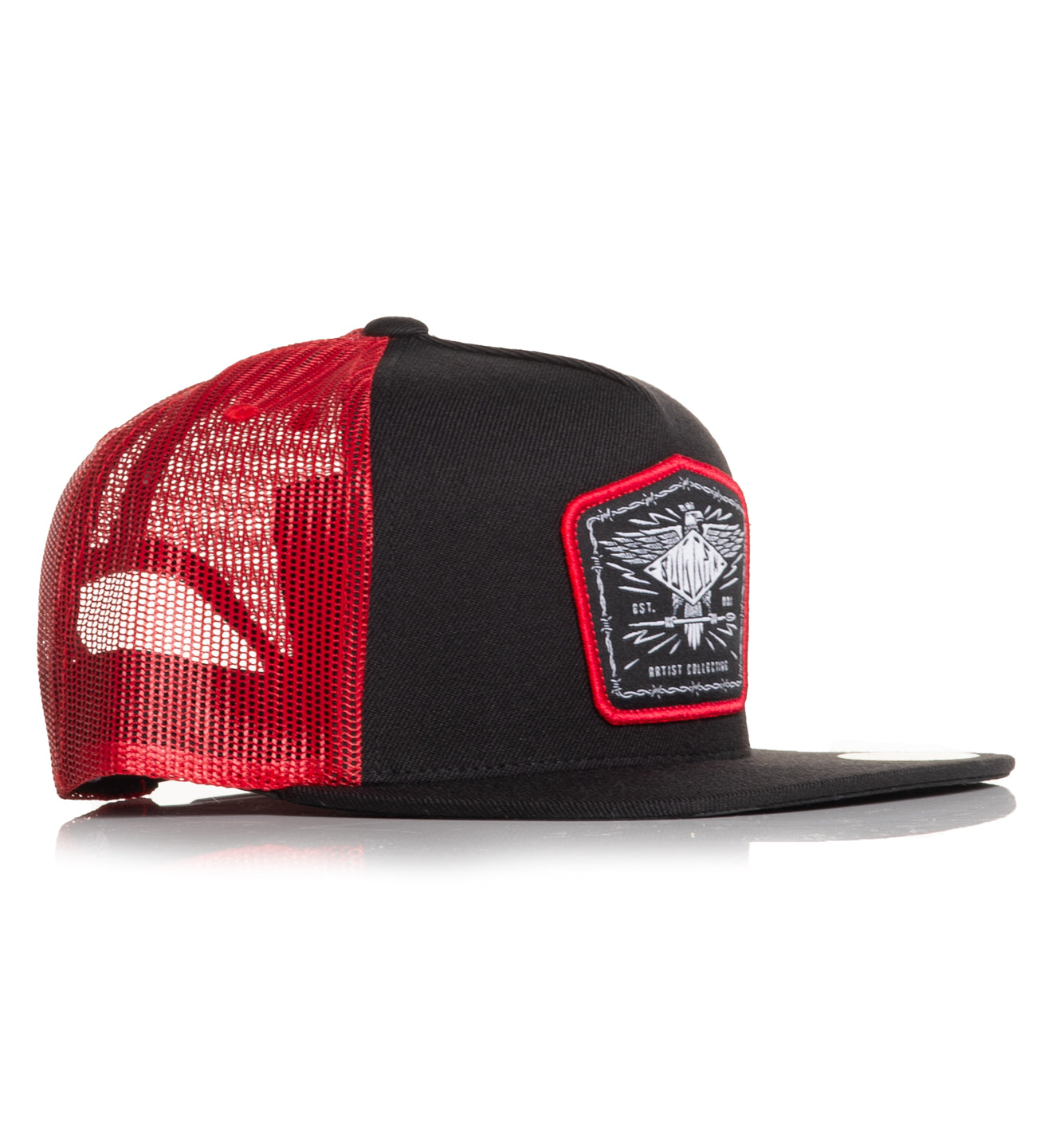 Eagle Crest Snapback - Black/Red