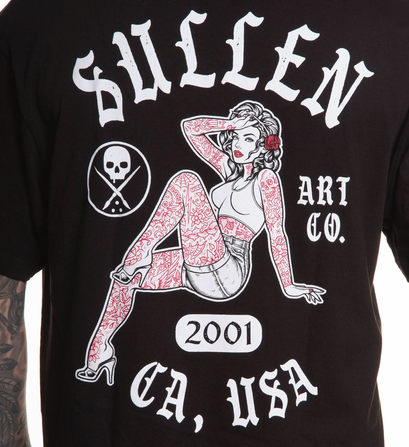 Cali Pin Up Girl Standard Graphic Tee