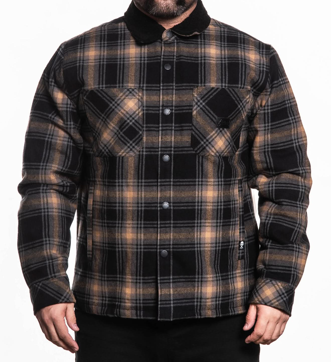 WILLYCHAVARRIA PLAID FLANNEL JACKET ミソキン Vortex Quilted Flannel Jacket