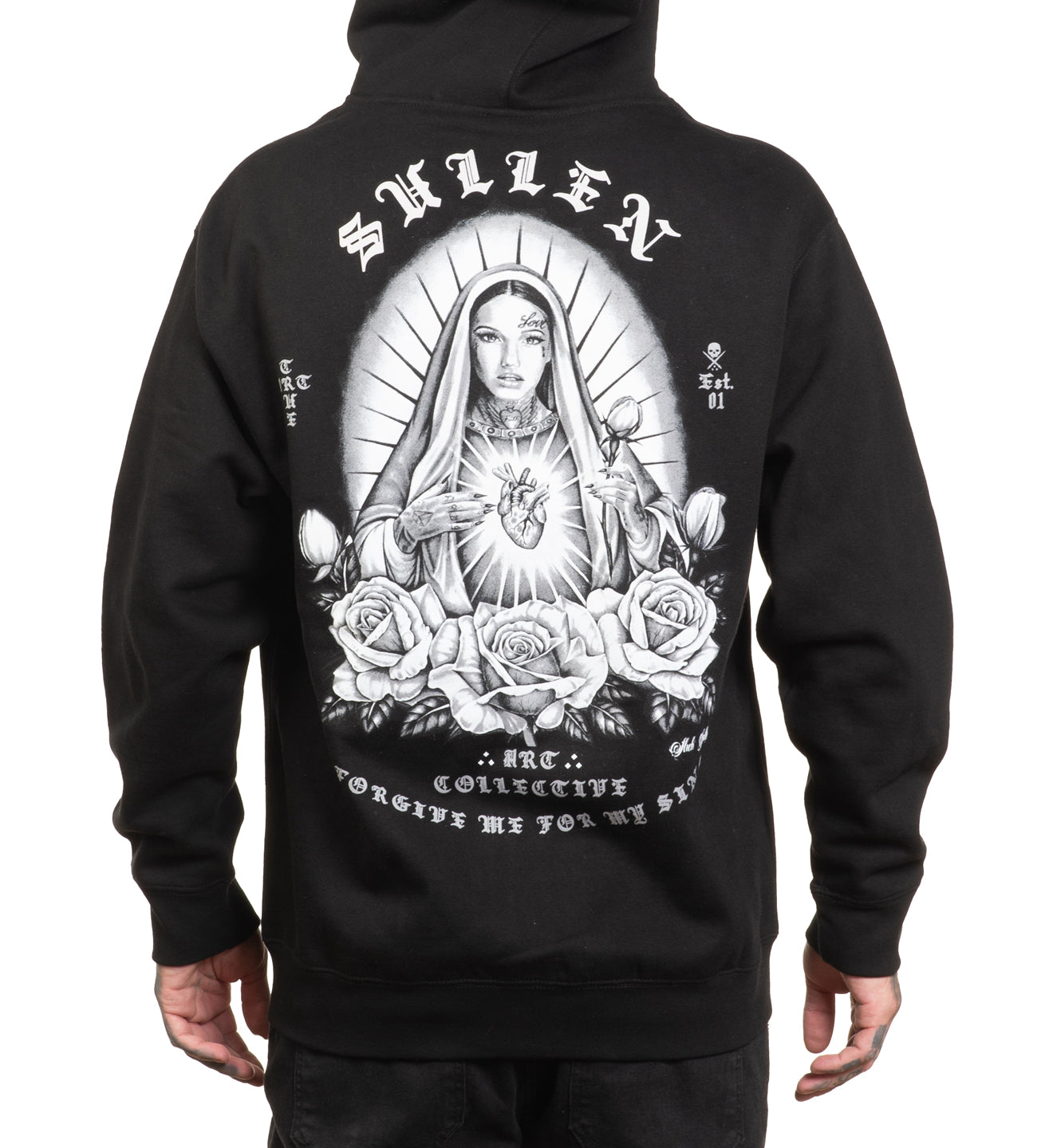 Mother Mary Zip Hood