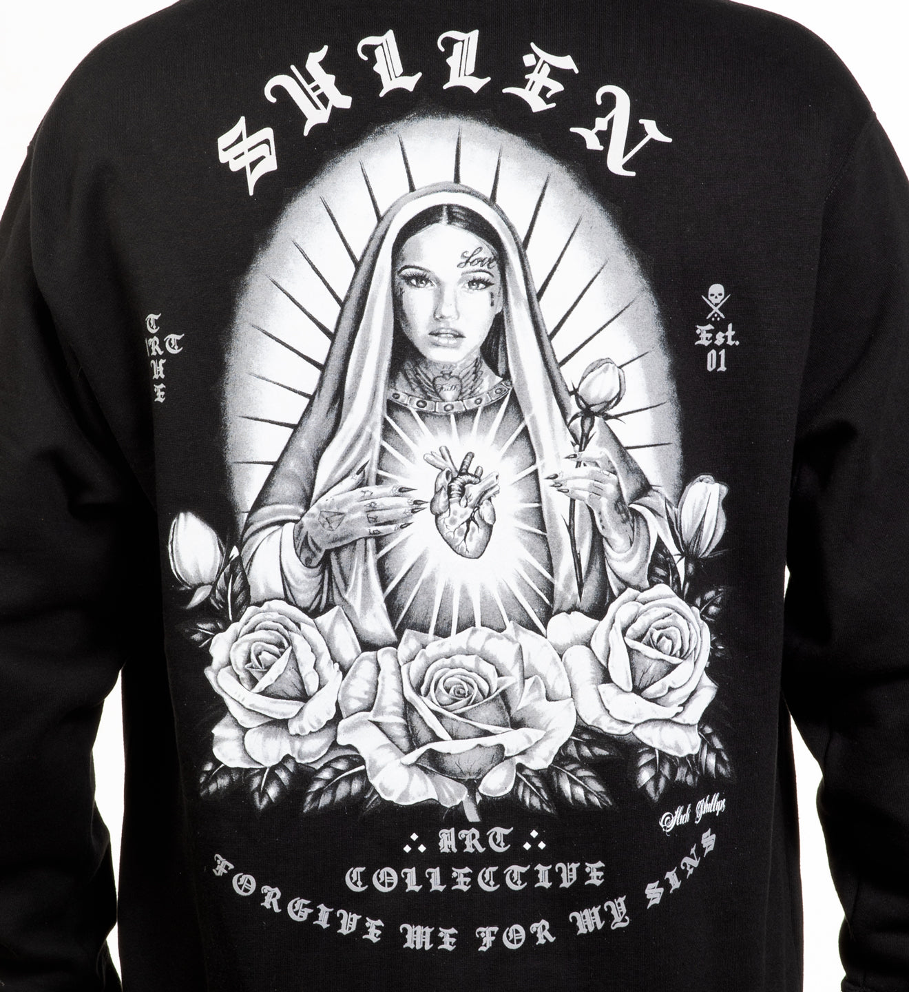 Mother Mary Zip Hood