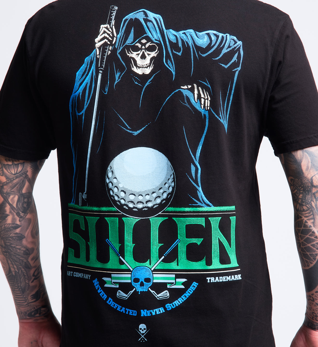 XL GRINDLODGE x LOV S/S フルカラーTEE 刺繍 Golf Grim Premium