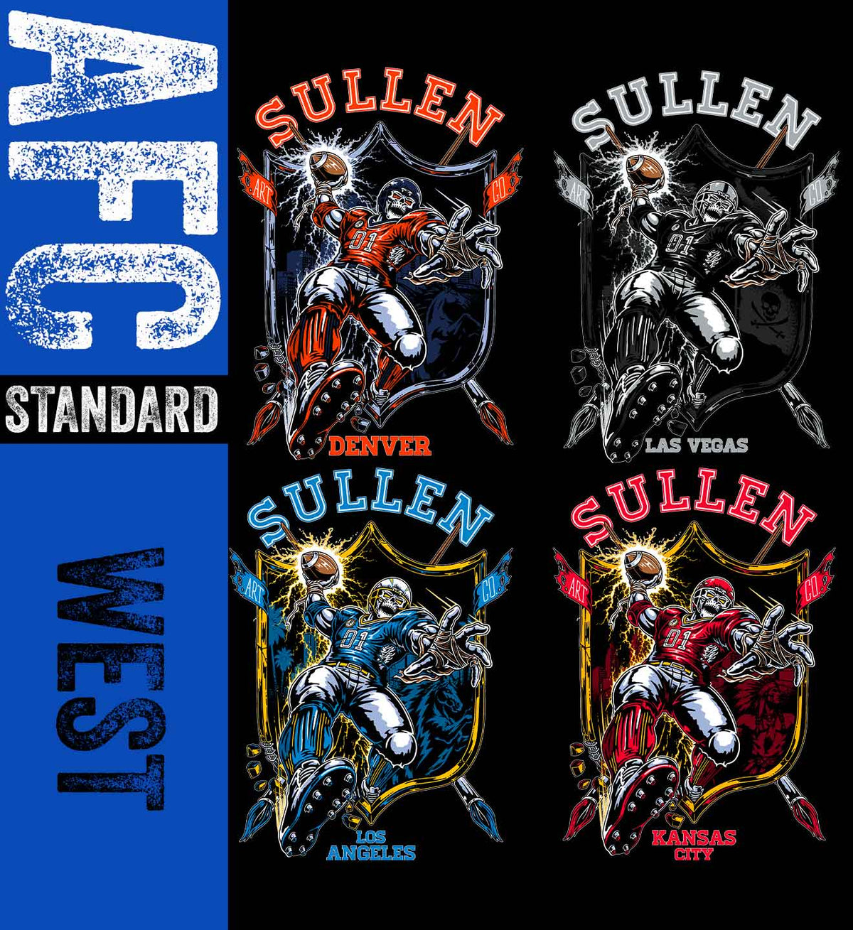 Gridiron Standard - AFC WEST