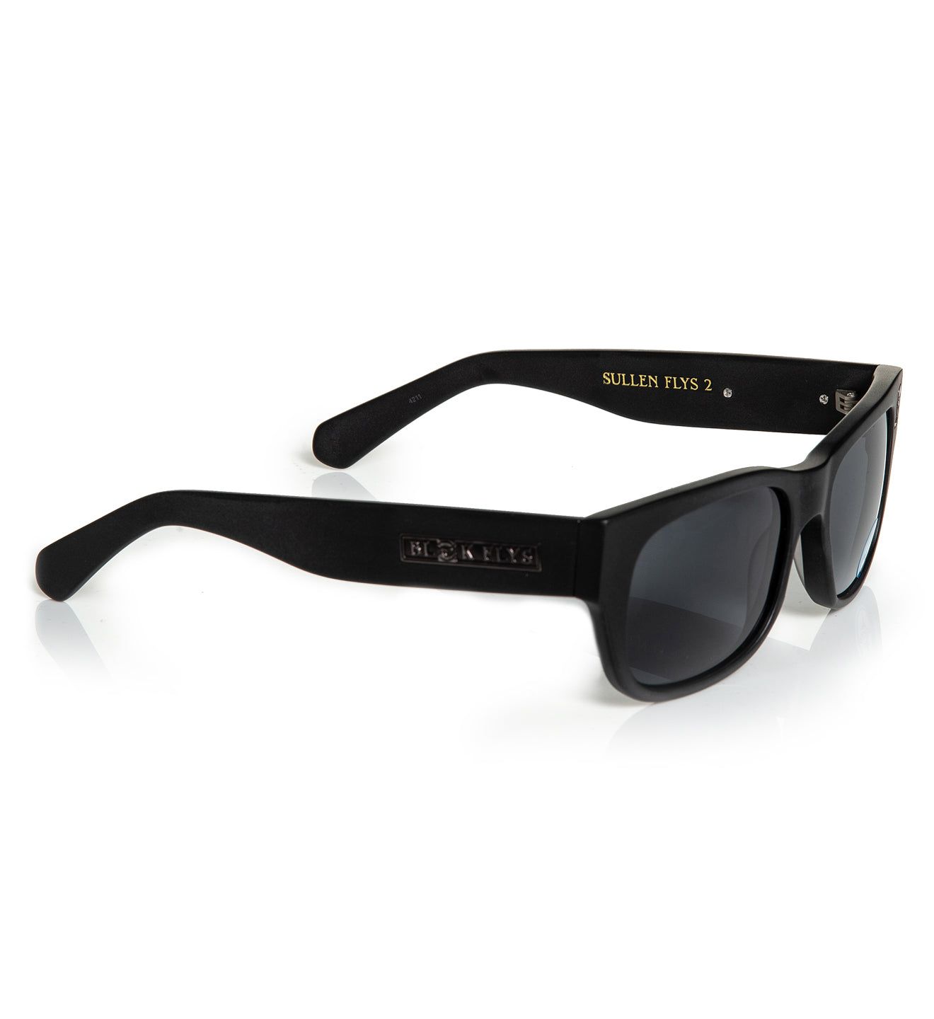 Next Chapter Matte Black Chrome Polar Sunglasses - 