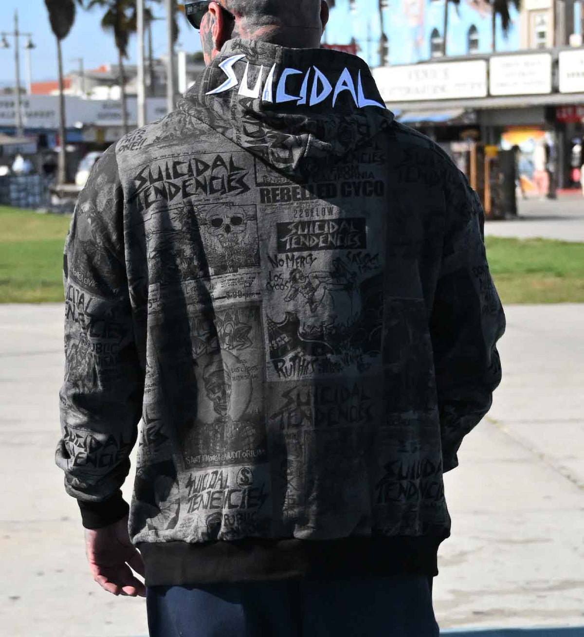 Sullen X ST Posted Zip Up Grey