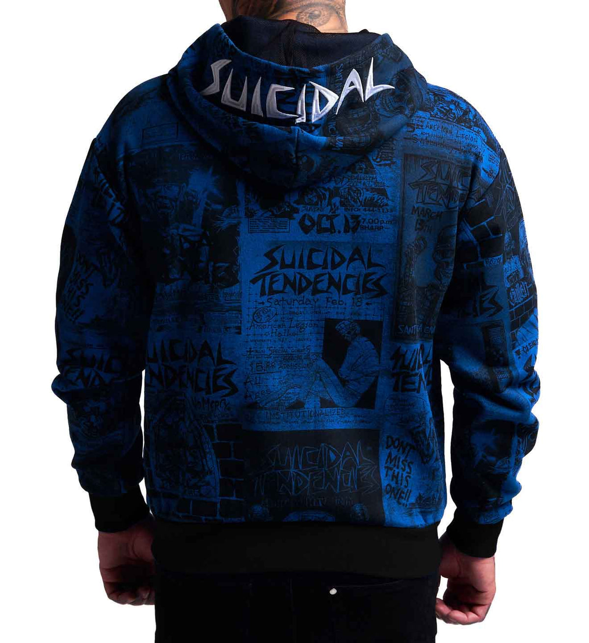 Sullen X ST Posted Zip Up Blue