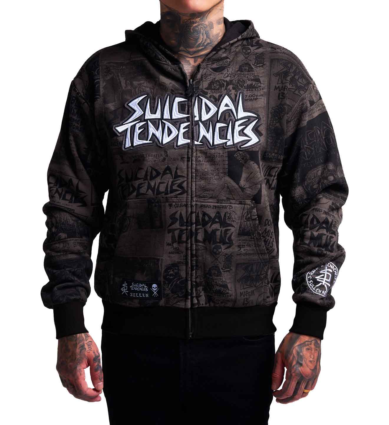 ジャケット・アウター 00s archive zip jacket sullen Sullen X ST Posted Zip Up Grey