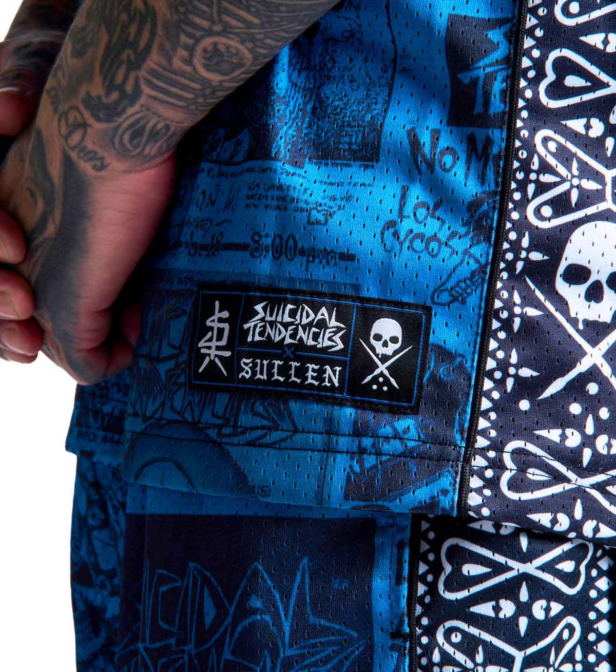 Sullen X ST Posted Jersey Blue