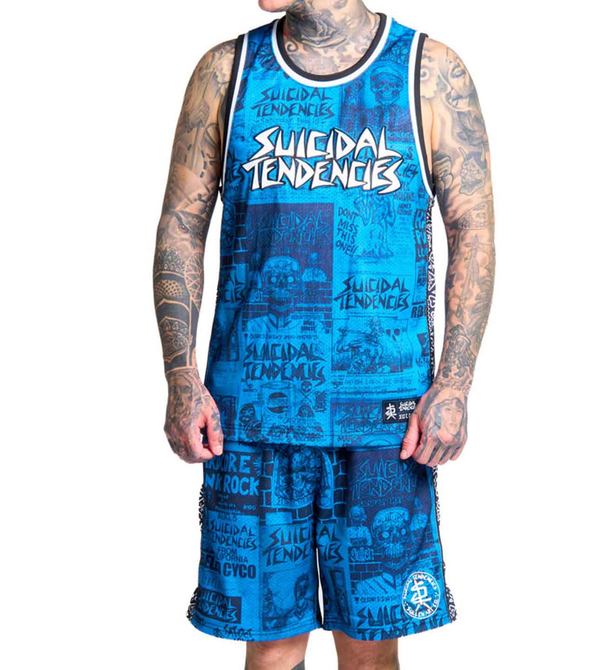 Sullen X ST Posted Shorts Grey
