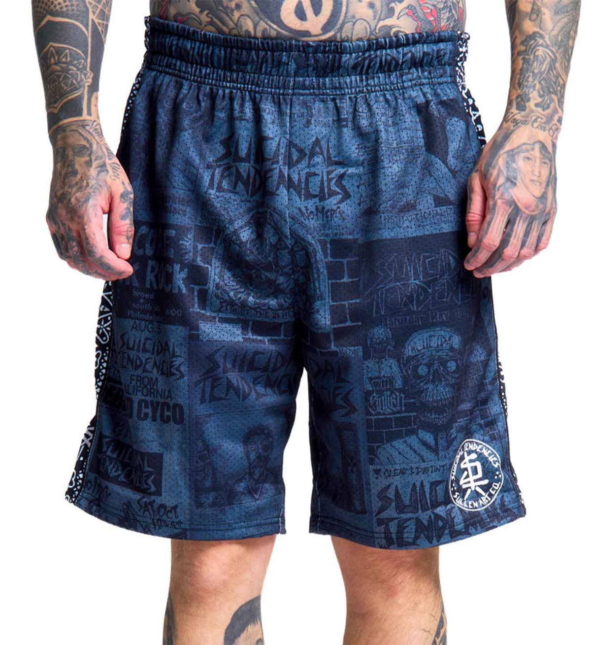 Sullen X ST Posted Shorts Grey
