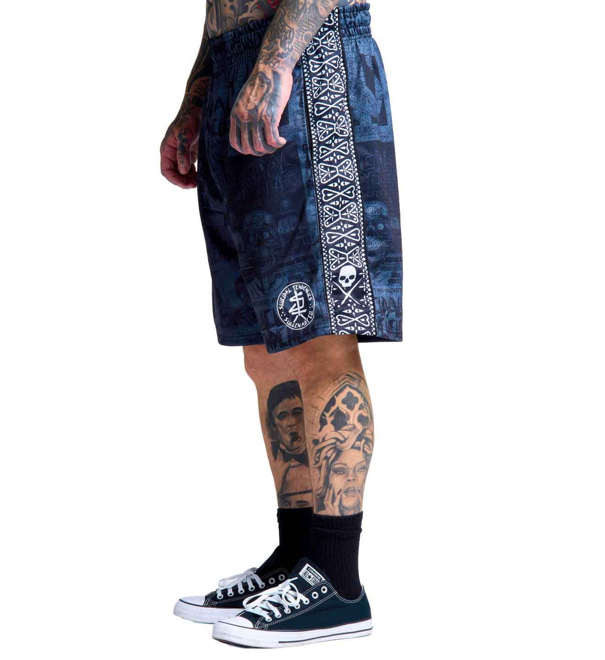 Sullen X ST Posted Shorts Grey