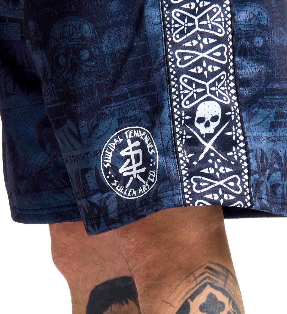 Sullen X ST Posted Shorts Grey