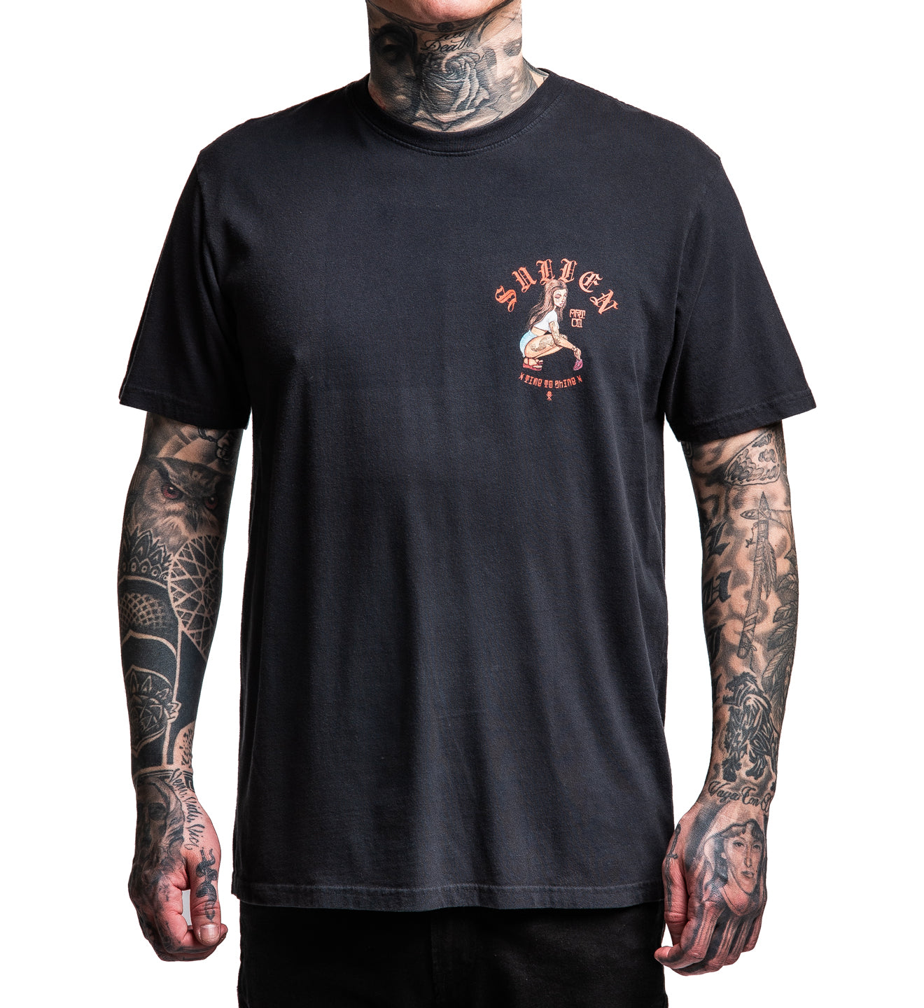 MODEL WEARING SULLEN PREMIUM TEE