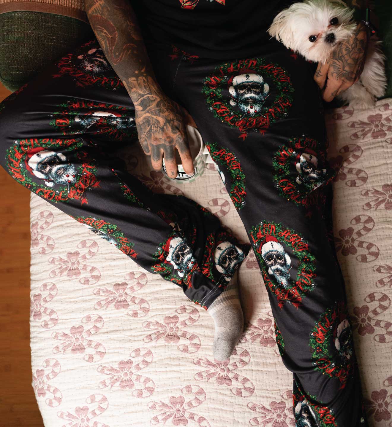 Tattoo Print 2024 Men's Pajama Pants