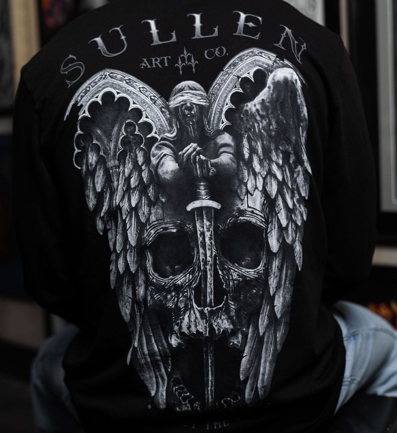 Winged Justice French Terry Long Sleeve