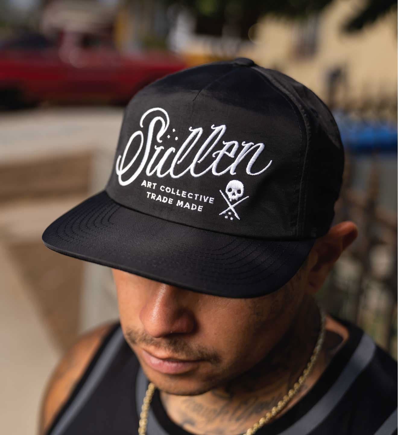 SALSATION★サルセーション Canvas Flat Cap DG Fluent Snapback - Tan