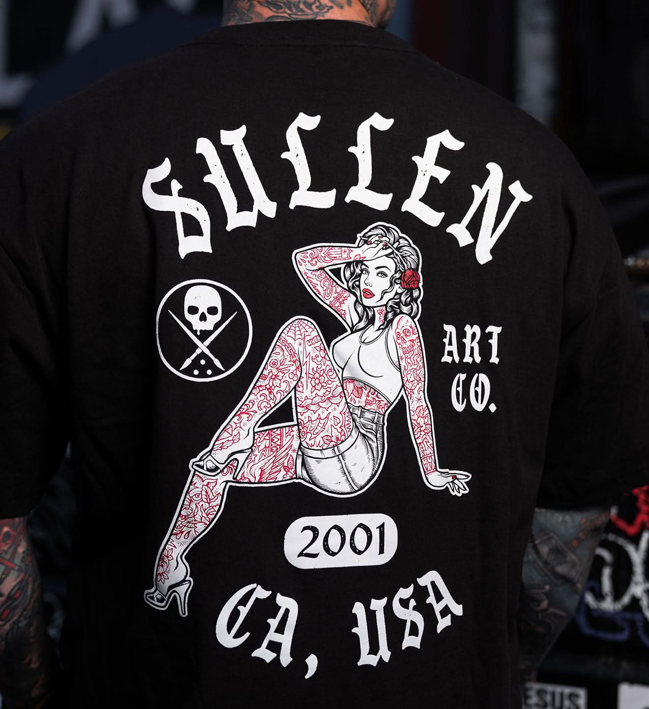 Cali Pin Up Girl Standard Graphic Tee